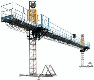 Twin Mast Leo đàn làm việc / leo thiết bị an toàn 1500 - 3600kgs xây dựng
